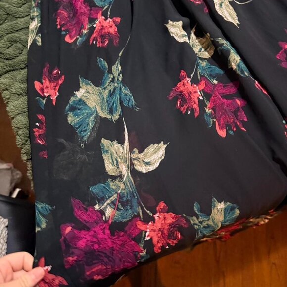 NWT Gianni Bini Long Dress w Velvet Boustier Design Size Small - Picture 4 of 5